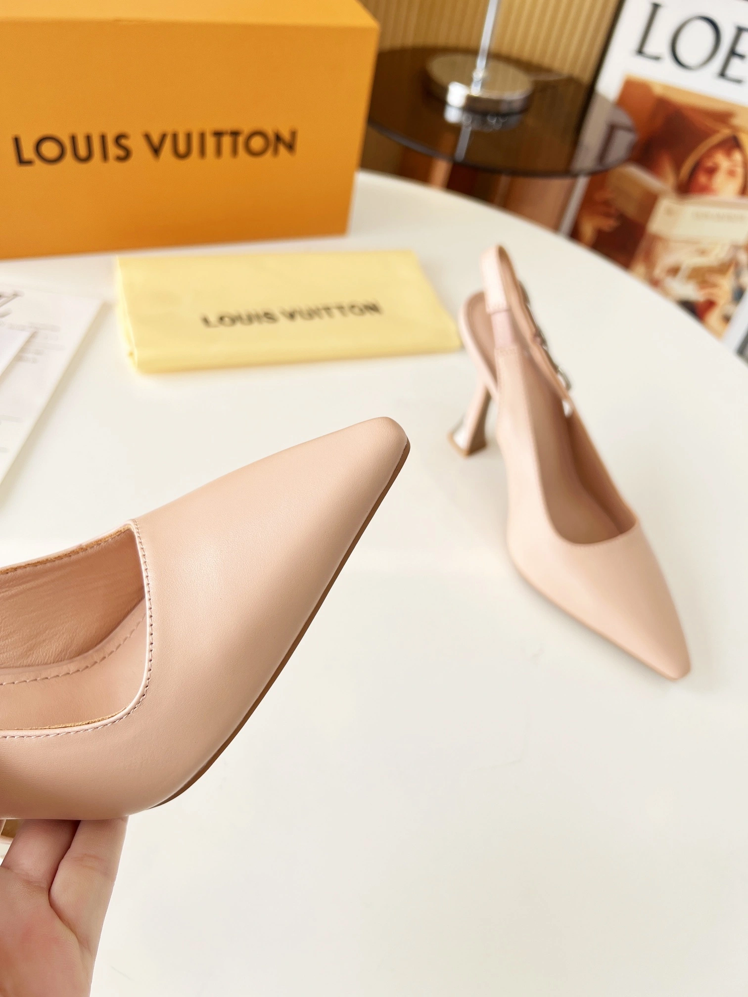 COCO-- 8V 1ABPJP Calfskin sheepskin Heel height：6.5CM item:E-X158C1802